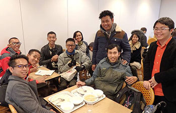 Halal学食でのインドネシア人留学生との交流（筑波大学）